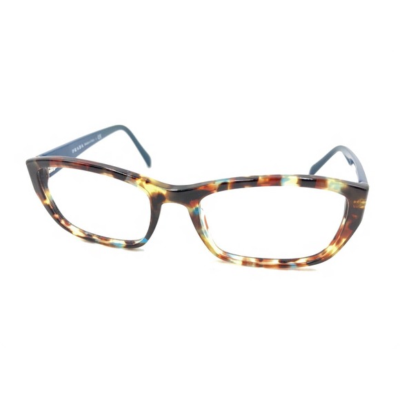 Prada VPR 18O NAG-1O1 Tortoise Brown Blue Green Eyeglasses Frames 54-18 135 - Picture 8 of 12